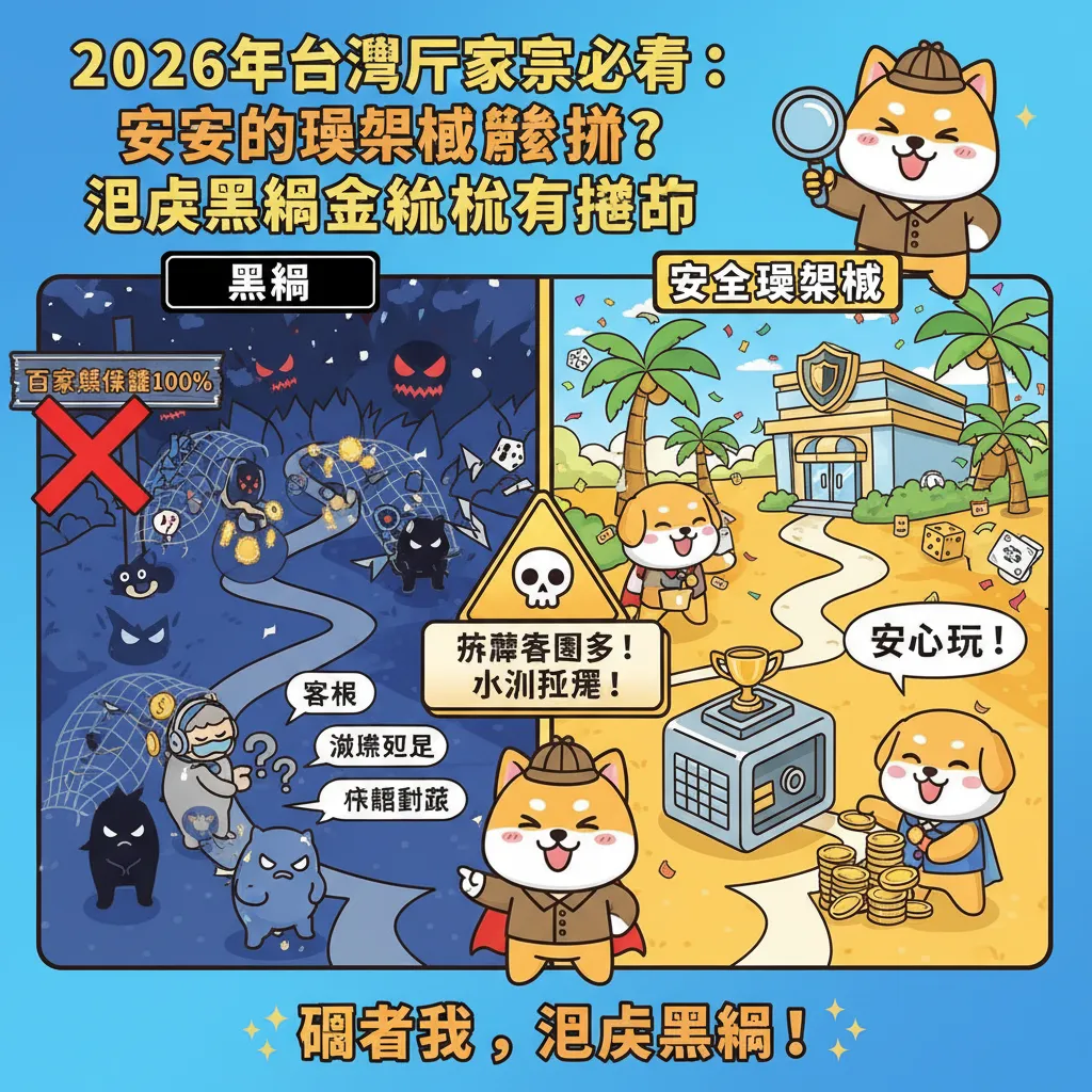 2026年臺灣玩家必看：安全的娛樂城怎麼挑？避開黑網金流有撇步