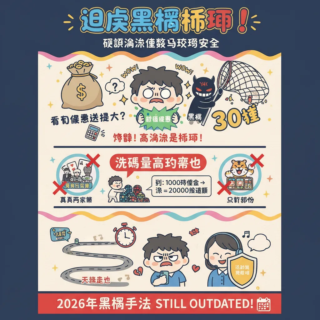 避開黑網陷阱：確認流水倍數與交易安全