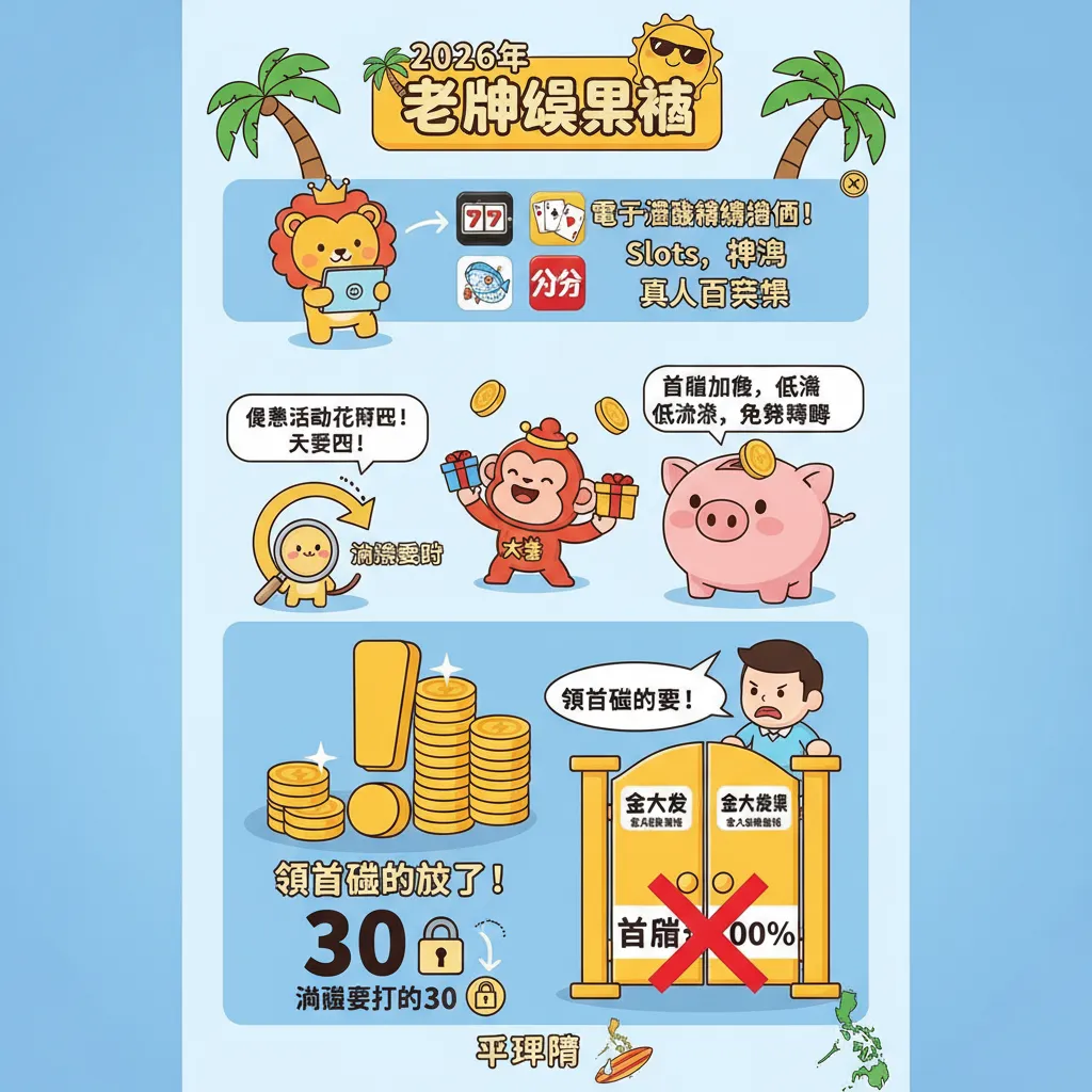 老牌娛樂城電子遊戲與優惠活動，領首儲要注意什麼？